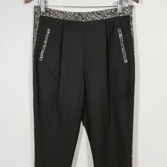 ROBERT RODRIGUEZ | BLACK CONTRAST PLEATED TROUSER - Picture 3 of 12